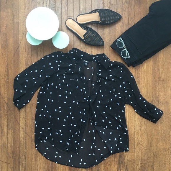 torrid Tops - EUC Torrid OX sheer flowy career Summer cute sexy